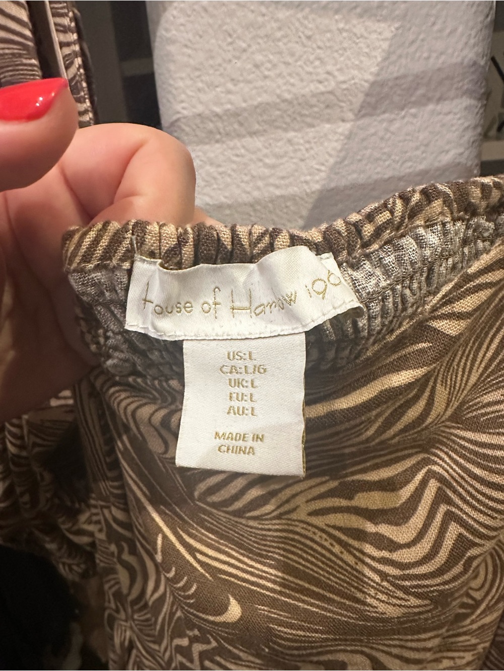 House of Harlow 1960 Brown and Cream Mini Dress - Picture 3 of 7